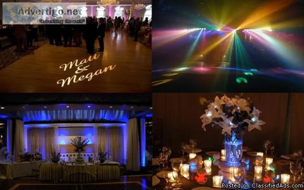 Wedding Lighting Uplighting Monograms and more