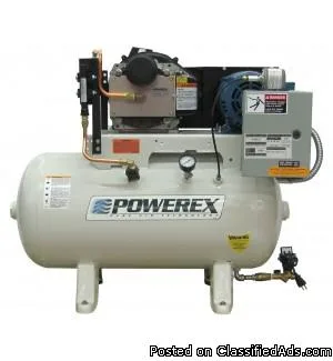 10 HP Oilless Scroll Compressor with 120 Gallon Air Tank