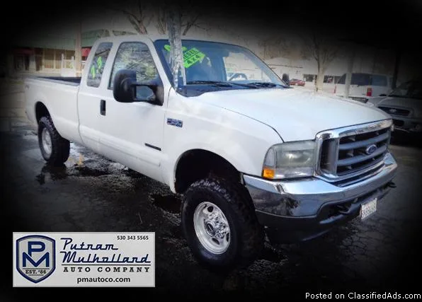 2002 Ford Super Duty F250 Lariat 4x4 Truck