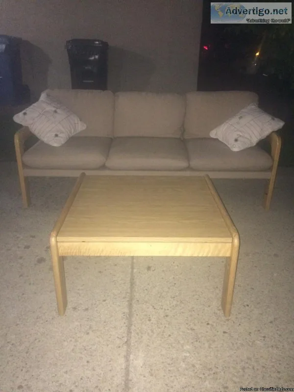 Couch and coffee table