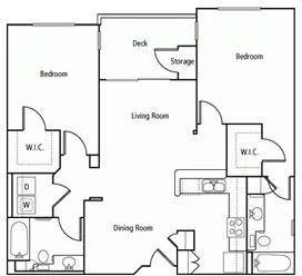 Apartment for rent in Oakland.