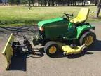 JOHN DEER 455 LAWN TRACTOR Includes 54&quot 4 way Hydraulic snow