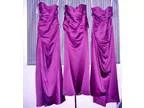 Bridesmaids dresses x 3 PRICE INCLUDES ALL 3