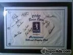 Autographed 2000 Boise Open Buy.Com Tour Flag