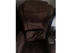 tan massaging chair with foot massager - Price .