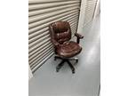 Brown Leather Office-style Chair