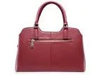 Teemzone Leather Padlock Structured Briefcase Satchel Handbag To