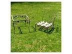 WROUGHT IRON PATIO FURNITURE Very nice vintage wrought iron &quo