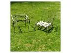 WROUGHT IRON PATIO FURNITURE Very nice vintage wrought iron &quo