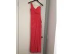 Coral bridesmaid dress