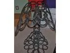 Handwelded Horseshoe Saddle Stand