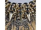 Dante Power Womens Alloy Beads Chunky Chain Rhinestones Fringes 