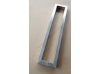 dh - 24" Rectangular Tube Pull Shower Door Handle Square Sta