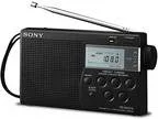 Sony Compact Portable Radio with AMFM Digital Tuning Built-in Sp