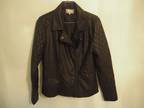 Bettina Lianno Black Leather Jkt - sz 14