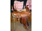15 &quot BILLY COOK Western Show Trail Every Day Saddle with Sil