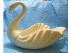 Large 11" X 8 12" Lenox Porcelain Swan Candy Dish Bowl (