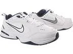 Men s Nike Air Monarch IV (4E) Training Shoe WhiteNavySilver Siz