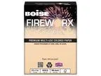 FIREWORX Colored Paper 20lb 8-12 x 11 Rat-a-Tat Tan 500 SheetsRe