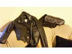 Leather jacket and Harley bag (Milwaukee)