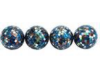 Benzara Shiny Discotheque Mosaic Ball PVC Box Set