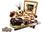 16 Piece Multi Piece Indian Leather Log Weaved Bark Cloth