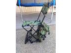 Fold out fishing chair