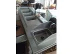 Sink de restaurantero tres compartimientos con lavamnos (Obo)