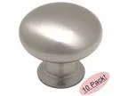 Cosmas&Acirc&reg 4950SN Satin Nickel Cabinet Hardware Round Mush
