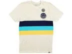 Rip Curl Vibrations Custom T Shirt in Off White