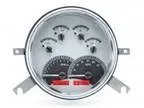 1949-50 Chevy Car VHX System Silver Face - Red Display
