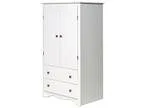 White Monterey 2 Door Armoire