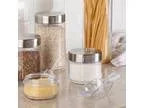 InterDesign Kitchen and Bath Scoops - 4 Piece Set Clear