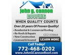 John G Cannon Roofing