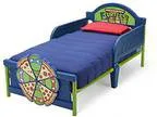 Delta Children 3D-Footboard Toddler Bed Nickelodeon Ninja Turtle