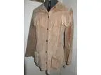 Davy Crockett  style suede tailored lady s jacket