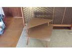 Two tiered laminate topped Side Table