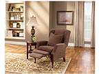 Sure Fit Stretch Pique Wing Recliner Slipcover Chocolate
