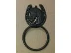 chidph-1137 AJ Tools Cast iron horse facehorse shoe towel hanger