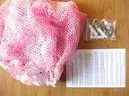 Large Pink Toy Hammock for Stuffed Animals and Toys (Installatio