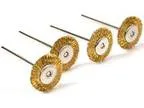 20pcs Dia 25mm Rotary Tool Brass Wheel Wire Brush Set - Fits Dre