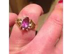 Genuine Amethyst 10kt gold ring (Near FuquayHolly Springs)