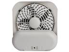 O2COOL 5-Inch Portable Fan Gray