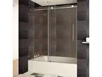 LessCare LBTDC6062-C 60&quot x 62&quot Bath-Tub Door Chrome Fini