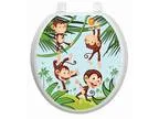 Monkey Business TT-1056-R Round Whimsical Kids Cover Bathroom