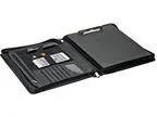 Premium Leather Organizer Padfolio with Folding Center Panel for