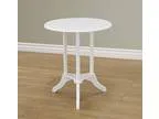 Frenchi Home Furnishing Round End Table White