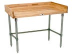 John Boos Worktable with Wood Top DNB17