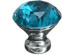 KINGSO 10pcs Crystal Glass Cupboard Wardrobe Knob Door Cabinet D