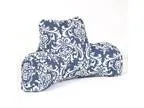 Navy and White French Quarter Reading Pillow